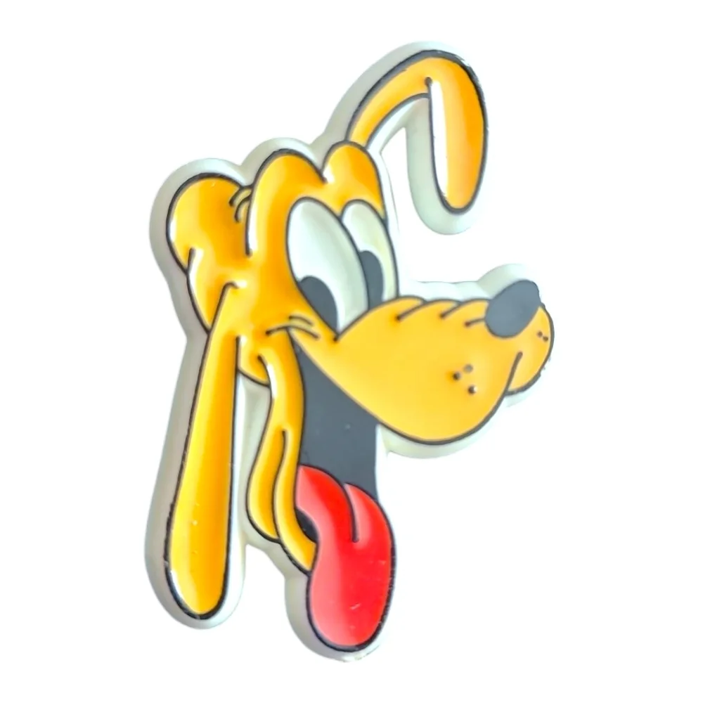 Disney Yellow and Red Cartoon Dog Brooch